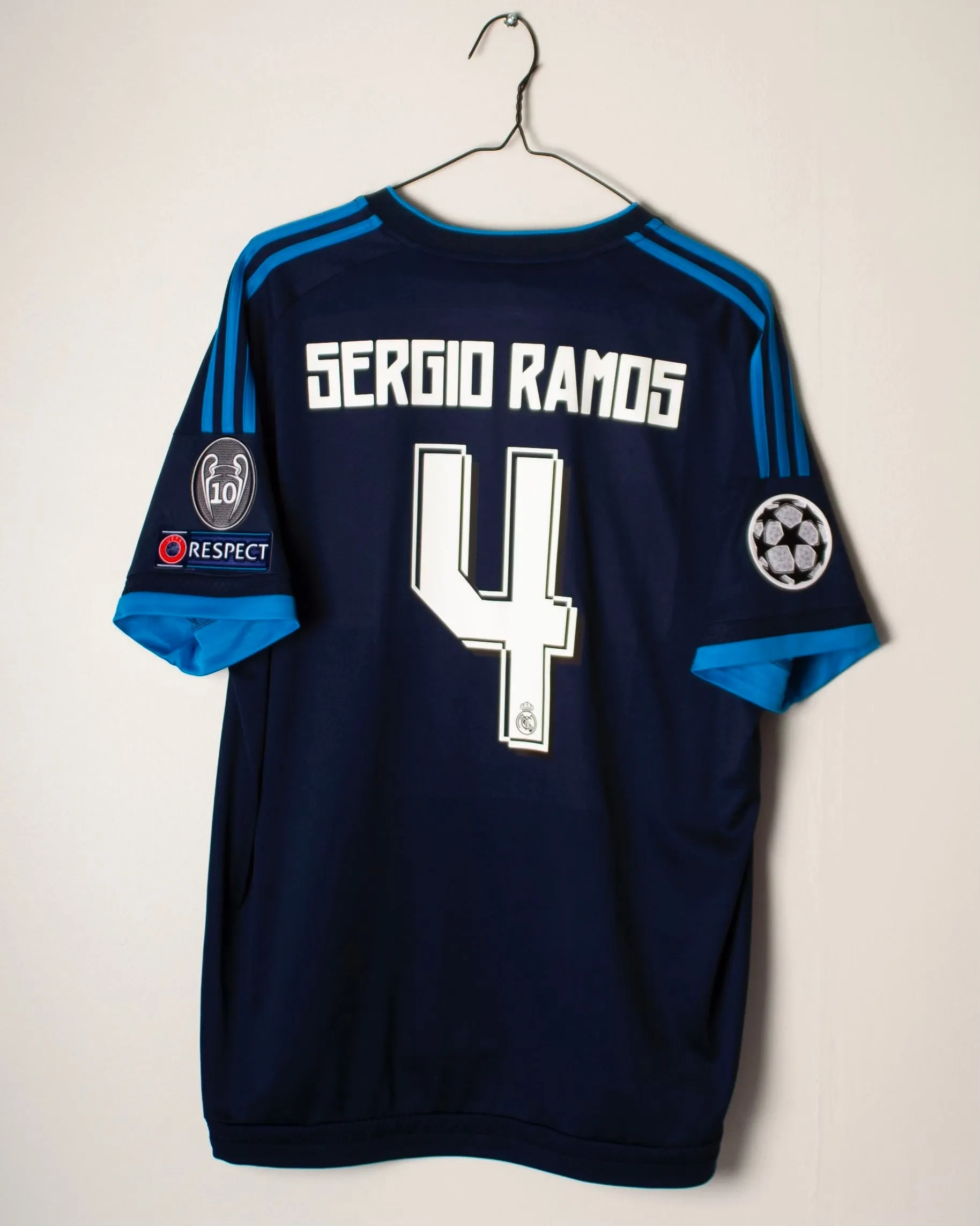 Adidas - Real Madrid 2015/16 Third Football Shirt Champions League Version  'SERGIO RAMOS'