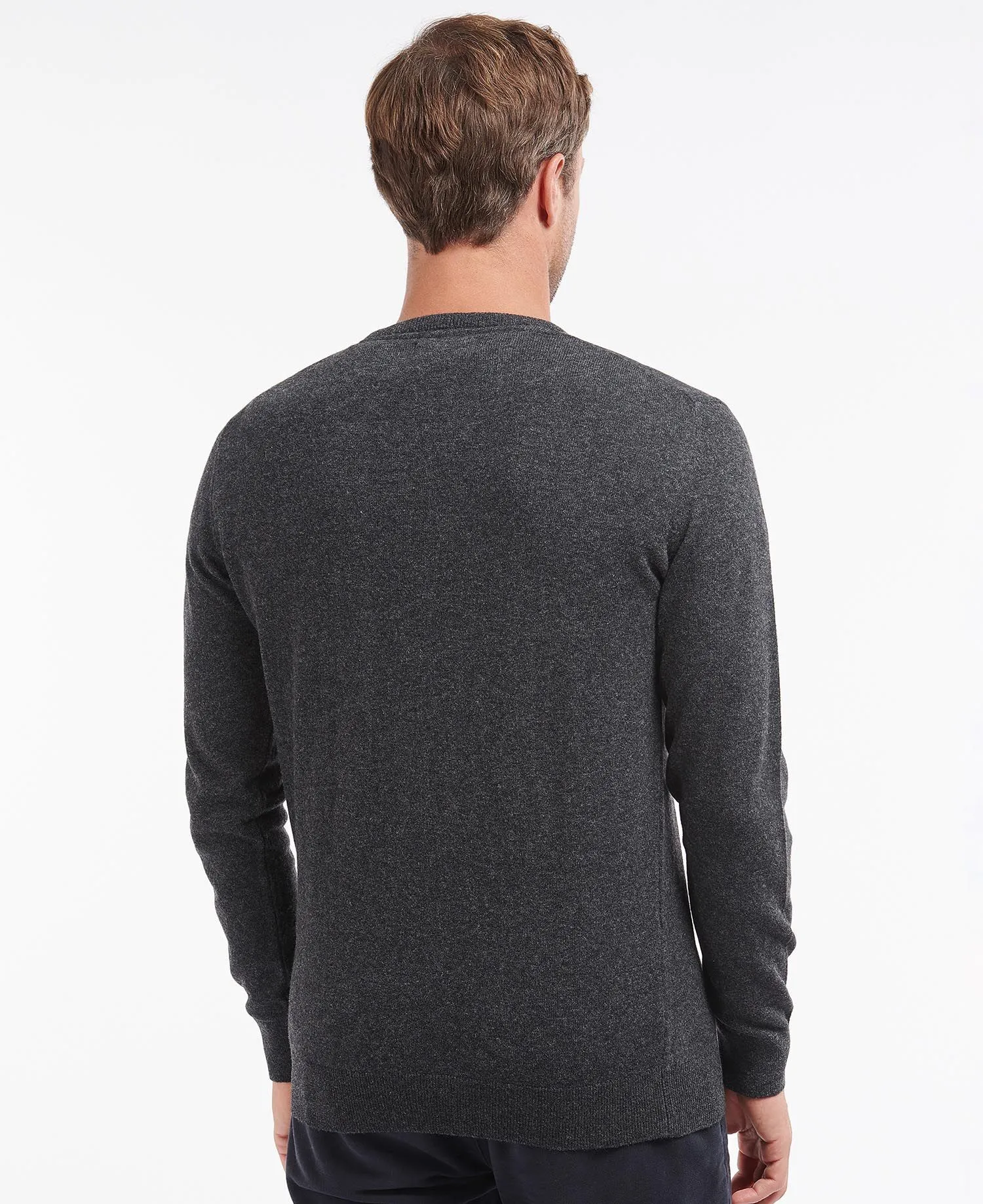 BARBOUR - MAGLIONE ESSENTIAL LAMBSWOOL CREW NECK SWEATER