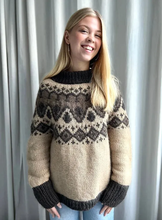 Cor sweater Chunky by Refined Knitwear, knitting pattern