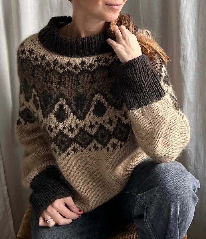 Cor sweater Chunky by Refined Knitwear, knitting pattern