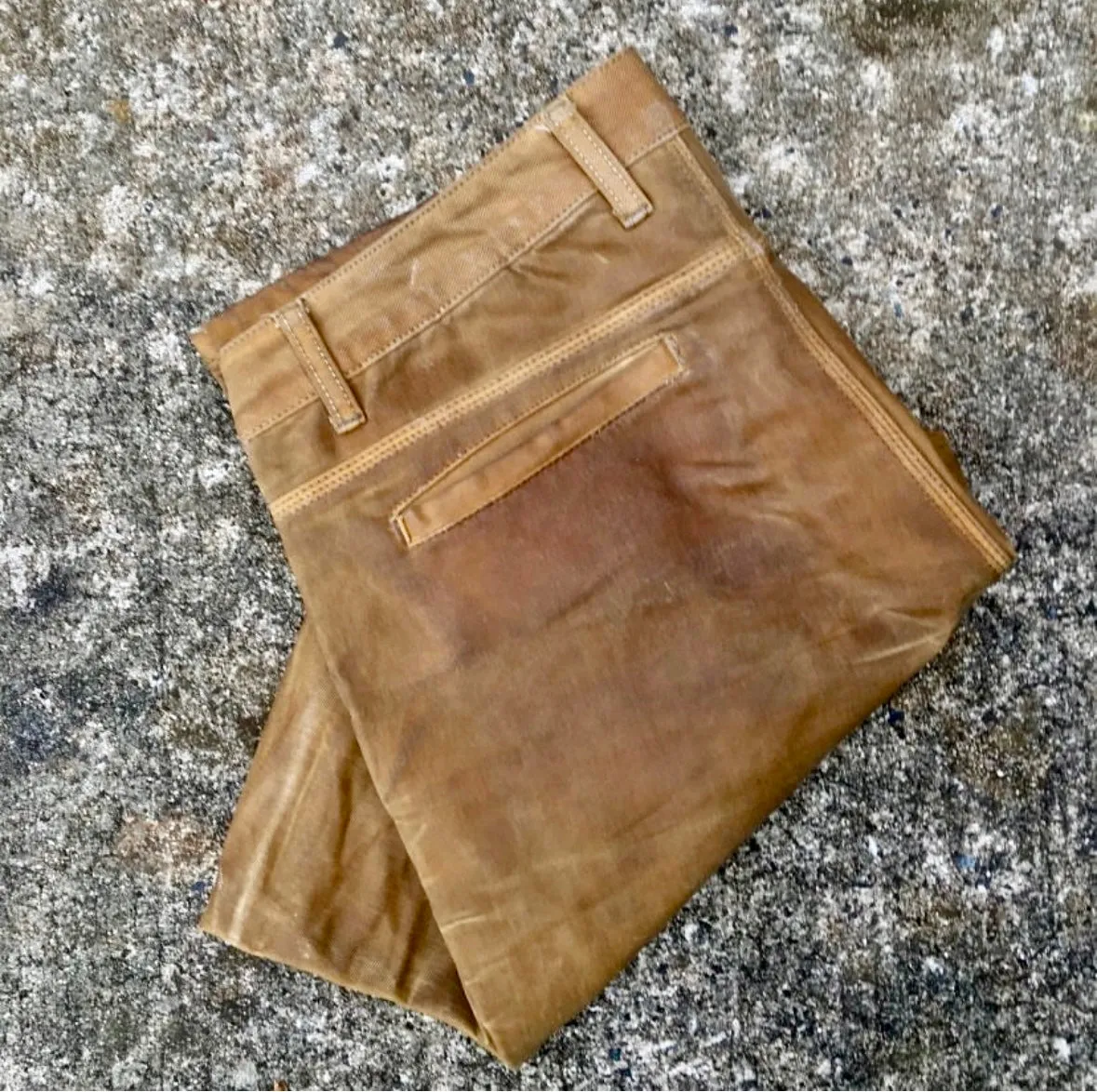 Custom Oil-Waxed Bulletprufes - Serengeti Tan Slit-Pocket