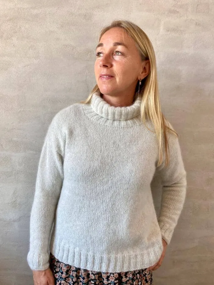 Easy Peasy Sweater with turtleneck by Önling, knitting pattern