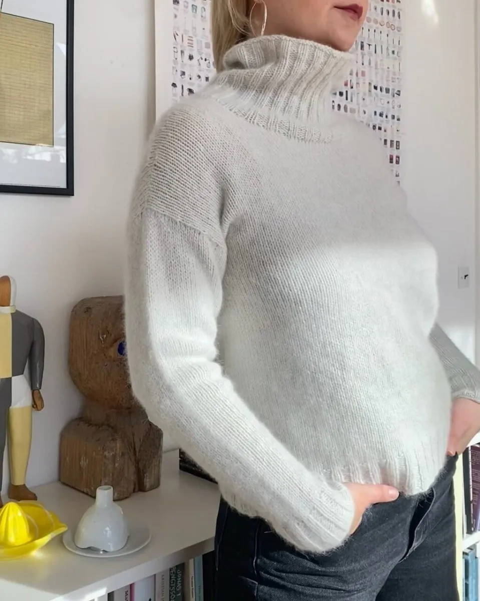 Easy Peasy Sweater with turtleneck by Önling, knitting pattern