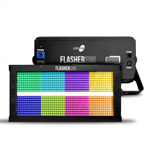 Lite Tek 86 Rgb   96 White Strobe Flasher 200