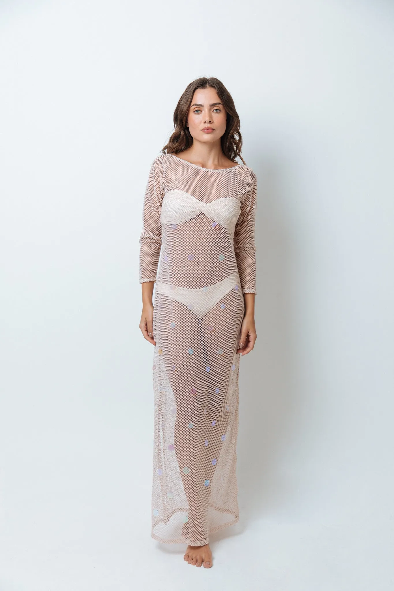 Luz Nude Dress