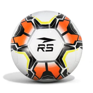 SOCCER BASIC N° 4 (STICHED) - WHITE/ORANGE NEON