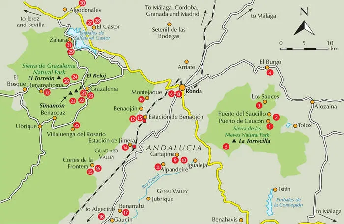 Walking The Mountains of Ronda and Grazalema Guidebook